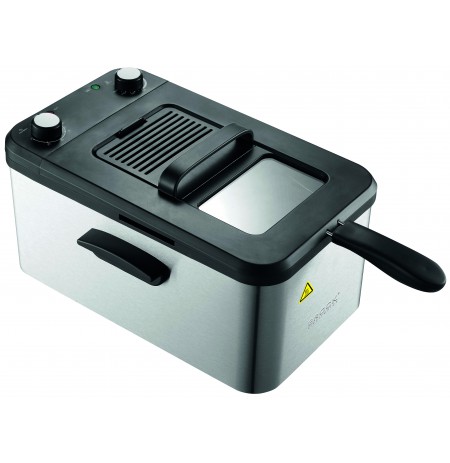 Brock DF 3001 SS 3,2L 2200W, Black/Steel