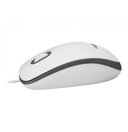 Logitech M100 Laidinė pelė, 1000 DPI, Balta