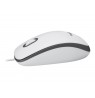Logitech M100 Laidinė pelė, 1000 DPI, Balta