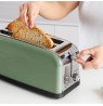 Taurus Vintage Olive-Coloured Toaster, 1500 W