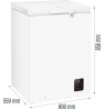 Gorenje FH15E6W5 Chest freezer Freestanding 141 L White