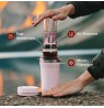 AEROPRESS Go Plus Coffee Maker with Pink Thermal Mug 475 ml