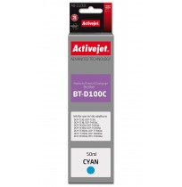 Activejet AB-D100C Ink cartridge for Brother printers, replacement for Brother BT-D100C, Supreme, 50 ml, cyan
