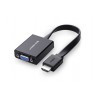 Ugreen 40248 video cable adapter 0.16 m VGA (D-Sub) HDMI + Micro-USB Black