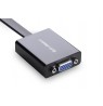 Ugreen 40248 video cable adapter 0.16 m VGA (D-Sub) HDMI + Micro-USB Black