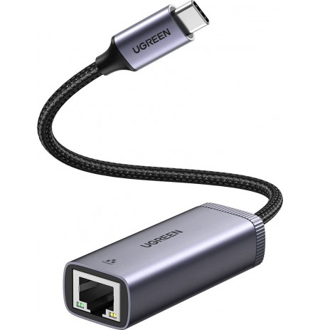 Ugreen external USB Type-C to RJ45 network adapter 1Gbps (1000Mbps) grey