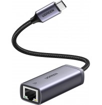 Ugreen external USB Type-C to RJ45 network adapter 1Gbps (1000Mbps) grey