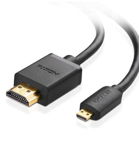 Ugreen 30104 HDMI cable 3 m HDMI Type D (Micro) HDMI Type A (Standard) Black