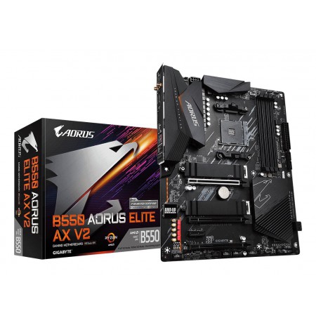 Gigabyte B550 AORUS ELITE AX V2 motherboard AMD B550 Socket AM4 ATX