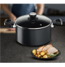 TEFAL | Unlimited Stewpot | G2554672 | 5 L | Aluminum | Dishwasher proof | Lid included | Black