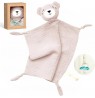 Momcozy cotton teddy bear for babies, pink