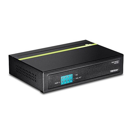 TRENDnet Switch 6 Port 10/100 L2 PoE 31W Metall