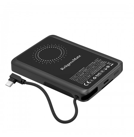 Powerbank Kruger&Matz 10000mAh Li-pol with QC and PD, CCC certified (Asian countries)