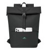 Rivacase Gremio backpack City backpack Black Polyester, Recycled polyethylene terephthalate (rPET)