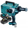 MAKITA CORDLESS DRILL-SCREWDRIVER 18V DDF492RTJ 130/65Nm 2x5.0Ah BL