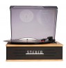 Denver VPB-262LW Belt-drive audio turntable Black, Wood Manual