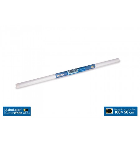 AstroSolar ClearWhite Safety OD 5.1 solar film, 100x50cm