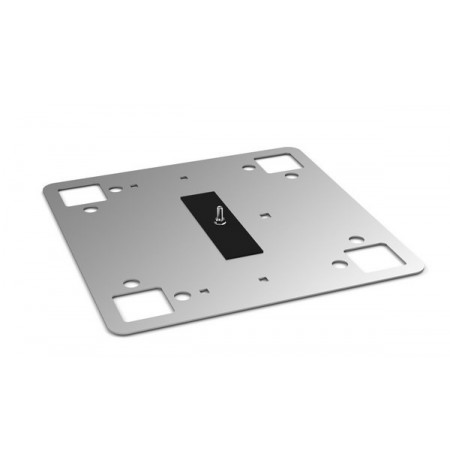 Mounting plate under membrane/roofing with 1 screw 80mm and rubber washer (K-53-80)