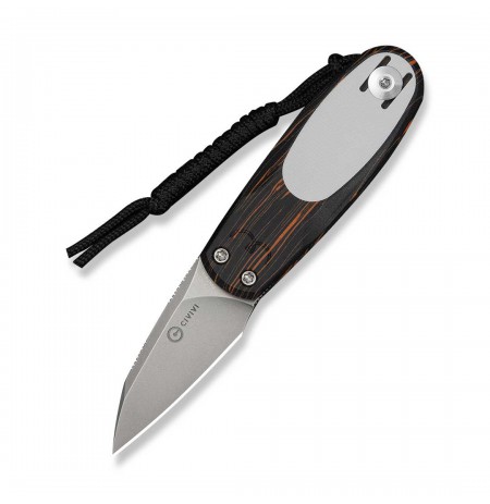 Knife Civivi Purr Nitro-V Orange Black & White G10