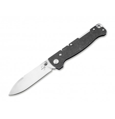 Knife Böker Plus Atlas Droppoint TS D2