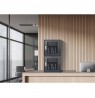 Manhattan Laptop Charging Cabinet Desktop via AC Adapter (EU) 10-bay, Install device's AC Adapter (power cables) into unit,