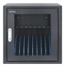 Manhattan Laptop Charging Cabinet Desktop via AC Adapter (EU) 10-bay, Install device's AC Adapter (power cables) into unit,