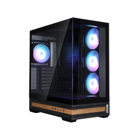 Zalman P40 NAMU, ATX Mid Tower PC Case, 4  x 120mm ARGB Fans, Black