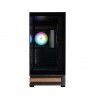 Zalman P40 NAMU, ATX Mid Tower PC Case, 4  x 120mm ARGB Fans, Black