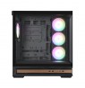 Zalman P40 NAMU, ATX Mid Tower PC Case, 4  x 120mm ARGB Fans, Black
