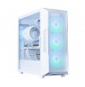 Zalman I3 NEO ARGB V2, ATX Mid Tower PC Case, 4 x 120mm ARGB Fans, White