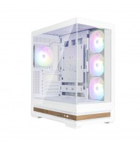 Zalman P40 NAMU, ATX Mid Tower PC Case, 4  x 120mm ARGB Fans, White
