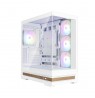 Zalman P40 NAMU, ATX Mid Tower PC Case, 4  x 120mm ARGB Fans, White