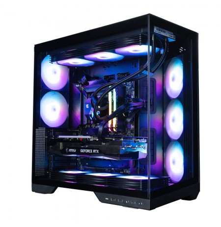 Zalman D50, ATX Mid Tower PC Case, 3  x 120mm Fans, Black