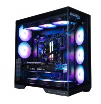 Zalman D50, ATX Mid Tower PC Case, 3  x 120mm Fans, Black