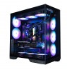 Zalman D50, ATX Mid Tower PC Case, 3  x 120mm Fans, Black