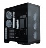 Zalman D50, ATX Mid Tower PC Case, 3  x 120mm Fans, Black
