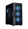 Zalman I3 NEO ARGB V2, ATX Mid Tower PC Case, 4 x 120mm ARGB Fans, Black