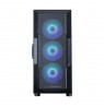 Zalman I3 NEO ARGB V2, ATX Mid Tower PC Case, 4 x 120mm ARGB Fans, Black
