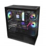 Zalman CHRONIX V2, ATX Mid Tower PC Case, 3 x 120mm ARGB Fans, Black