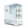 Zalman CHRONIX V2, ATX Mid Tower PC Case, 3 x 120mm ARGB Fans, White