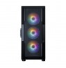 Zalman I3 NEO V2, ATX Mid Tower PC Case, 4 x 120mm RGB Fans, Black