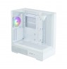 Zalman P40 PRISM PLUS, ATX Mid Tower PC Case, 3  x 120mm ARGB Fans, White
