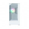 Zalman P40 PRISM PLUS, ATX Mid Tower PC Case, 3  x 120mm ARGB Fans, White