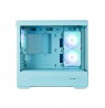 Zalman P30 V2, mATX Mini Tower PC Case, 3 x 120mm ARGB Fans, Mint