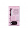 Zalman P30 V2, mATX Mini Tower PC Case, 3 x 120mm ARGB Fans, Pink