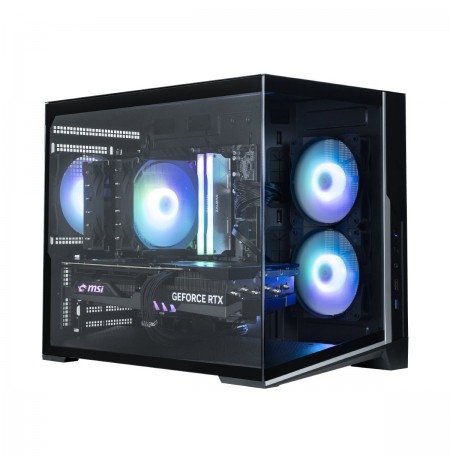 Zalman D30, mATX Mini Tower PC Case, 3 x 120mm ARGB Fans, Black