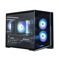 Zalman D30, mATX Mini Tower PC Case, 3 x 120mm ARGB Fans, Black