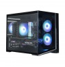 Zalman D30, mATX Mini Tower PC Case, 3 x 120mm ARGB Fans, Black