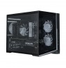 Zalman D30, mATX Mini Tower PC Case, 3 x 120mm ARGB Fans, Black