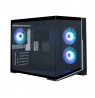 Zalman D30, mATX Mini Tower PC Case, 3 x 120mm ARGB Fans, Black